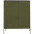 Lady Jillian -  Storage Cabinet Olive Green 80x35x101,5 cm Steel - Model 2